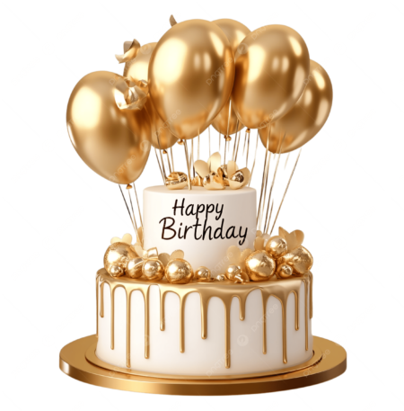 White Gold Elegance Cake